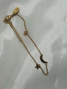 Marina De Buchi “Moon and Stars Luxe Freedom” Gold Tone Bracelet